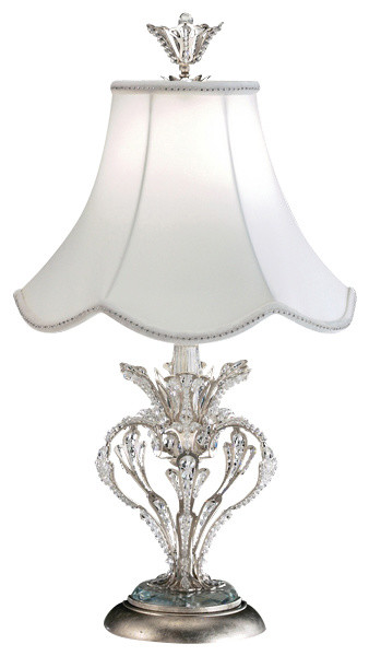 Schonbek Lighting 7888N-48S Rivendell Antique Silver Table Lamp