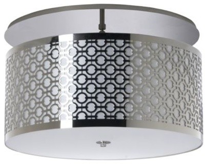 Brentwood Side Patterned Semi-Flushmount by Stonegate Designs