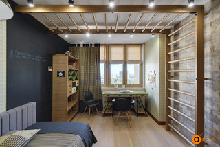 Дизайн комнат с шведской стенкой