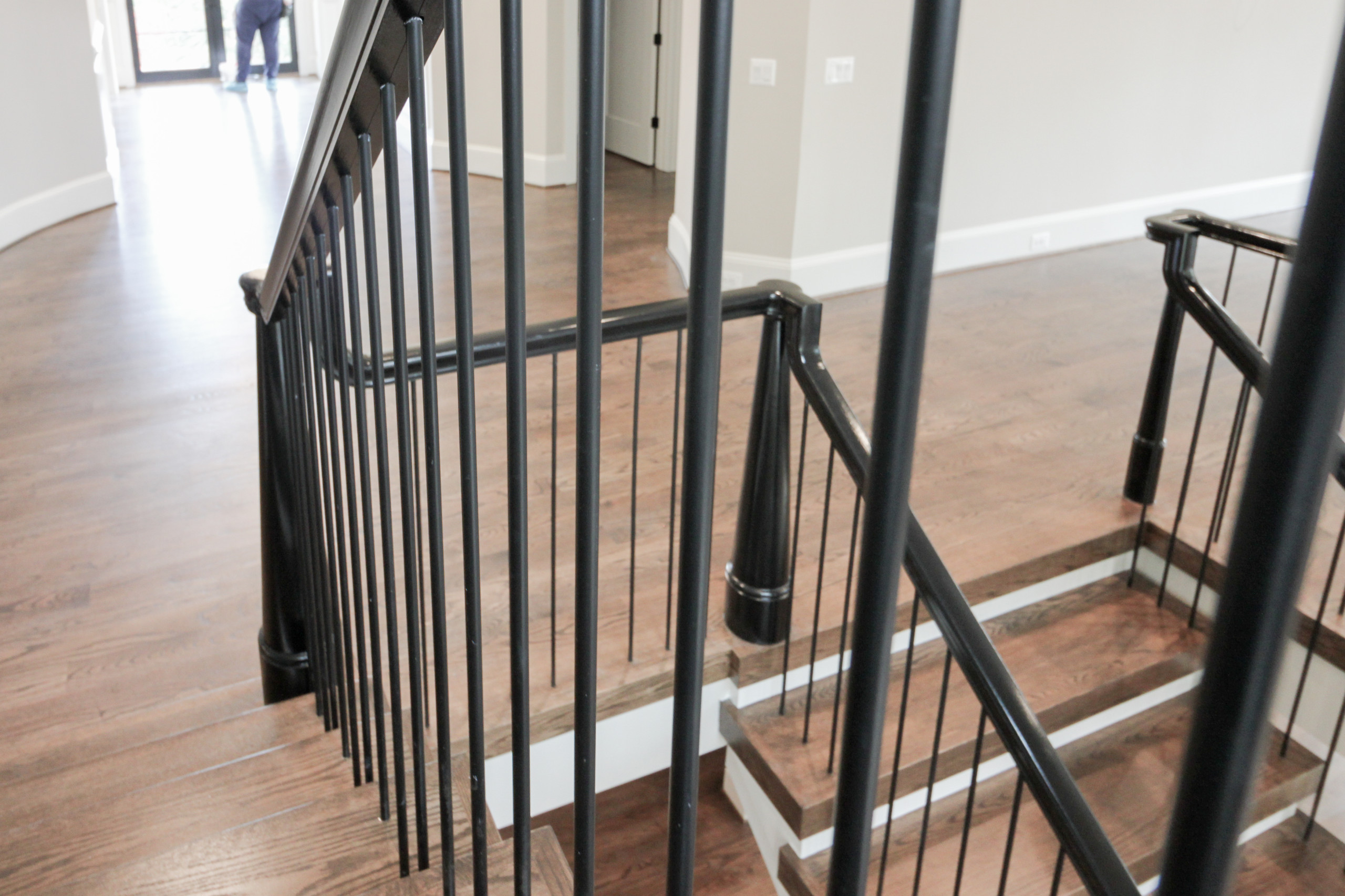 89_Eclectic and Edgy Staircase in French Contemporary Residence, McLean VA 2210