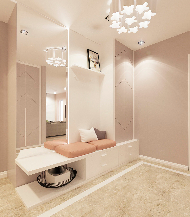 Дизайн интерьера трехкомнатной квартиры по ул. Восточной.