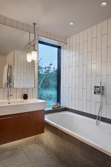 Backwater badezimmer