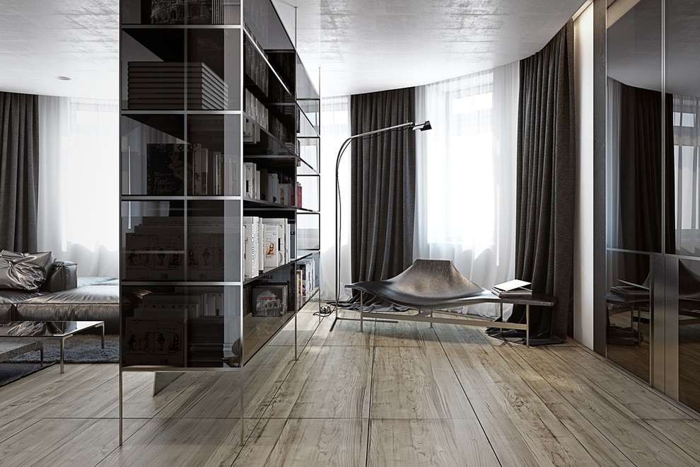 This is an example of a contemporary living room in Pune.