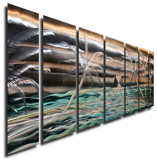Dawn A Breaking Metal Wall Art Painting By Jon Allen Contemporary Dawn A Breaking Metal Wall Art Painting By Jon Allen