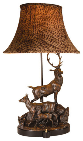 stag bedside lamp