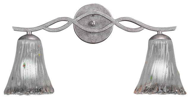 Revo 2 Light Bath Bar - Traditional - Bathroom Vanity Lighting - by Toltec Lighting