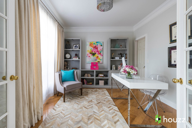 Atlanta Makeover transitional-home-office