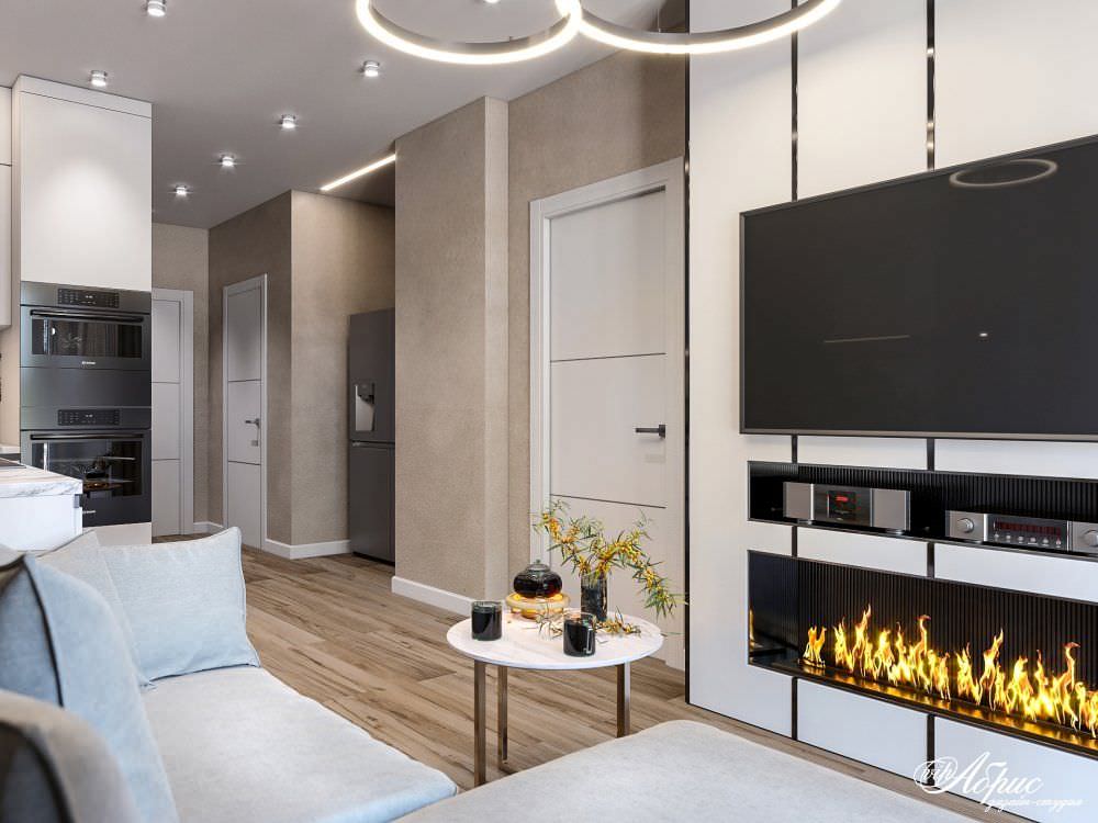 Дизайн евродвушки в ЖК Европейский (ул.Левитана)