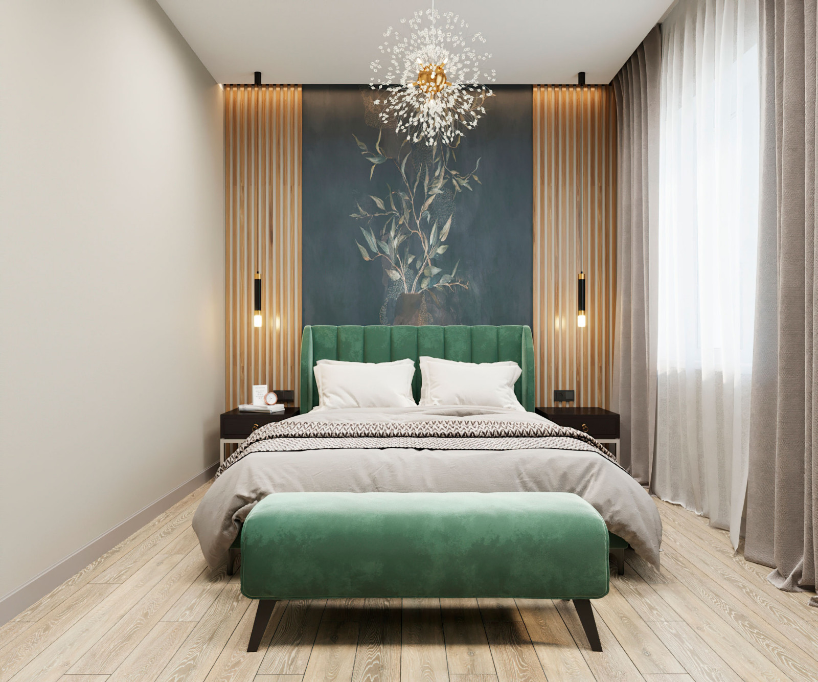 Двухэтажный дом для большой семьи