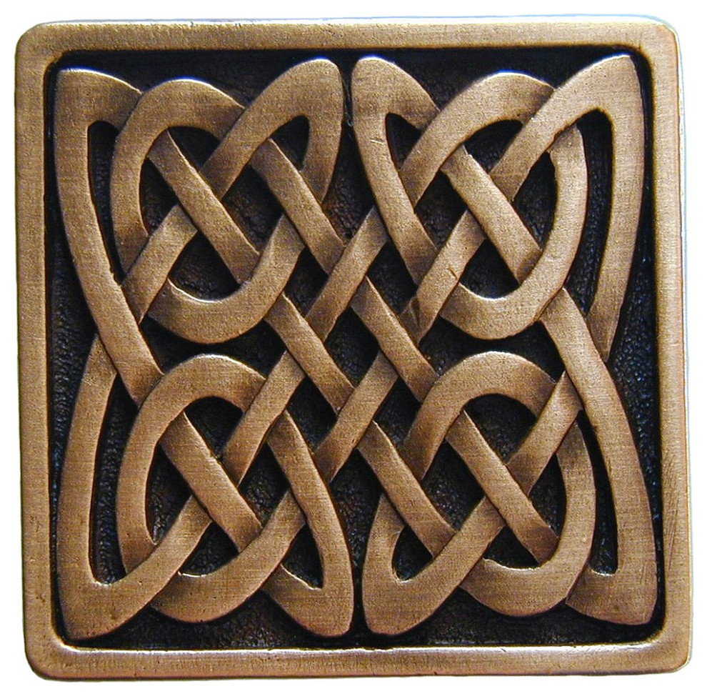 Celtic Isles Knob Antique Brass - Transitional - Cabinet And Drawer ...