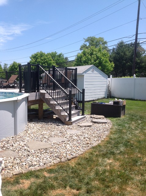 DIY Pool Aluminum Railing System klassisch-modern-terrasse