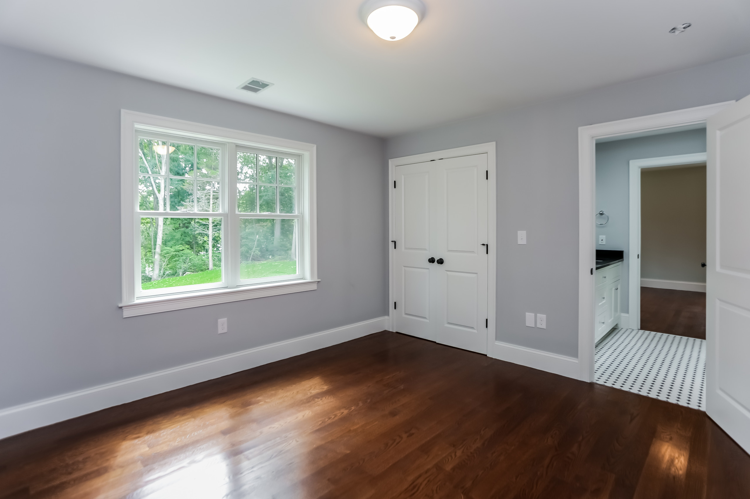Bedroom with jack and jill bathroom