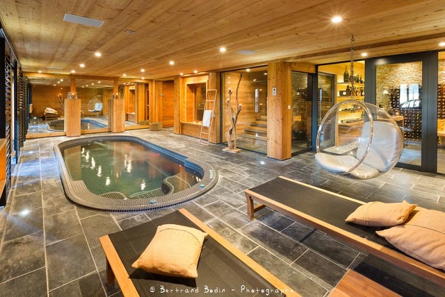 Chalets Bayrou classico-piscina