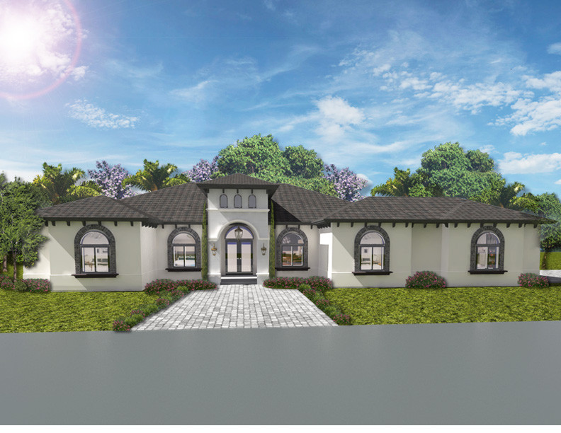 Traditional Residential Rendering