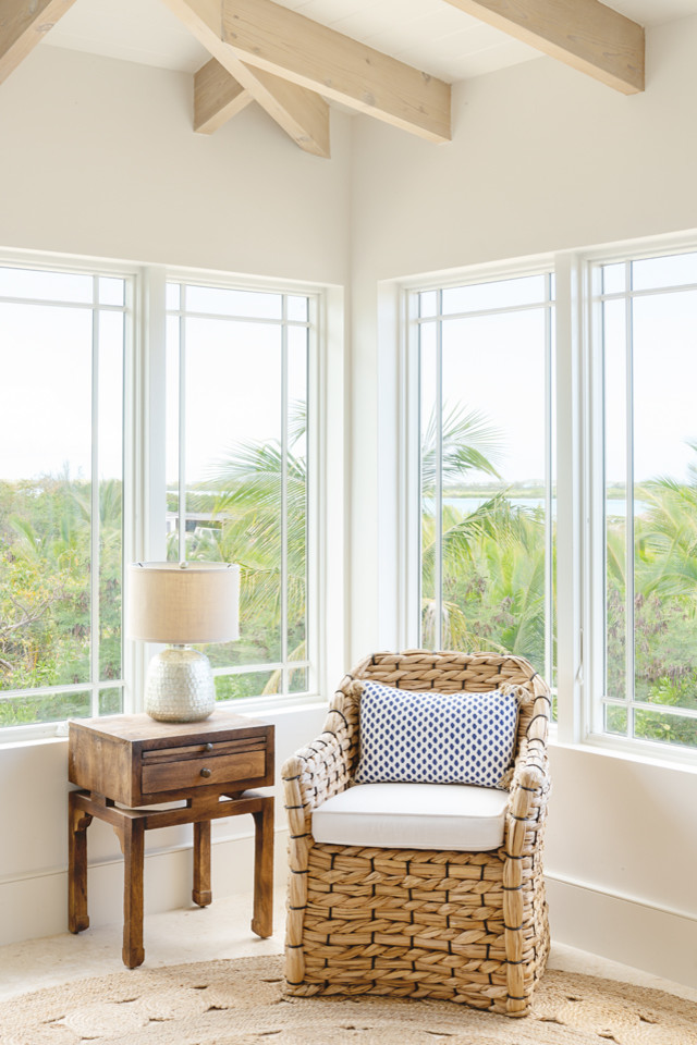 Inspiration for a tropical sunroom in Other.