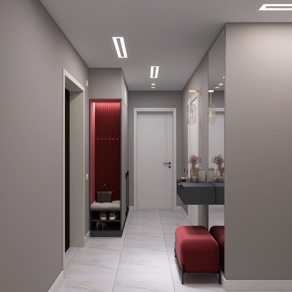 Проект квартиры с яркими акцентами