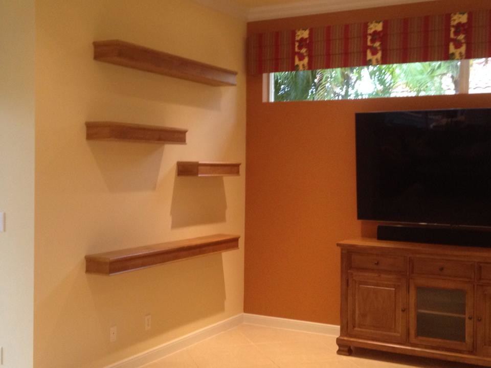 Amy's floating shelves