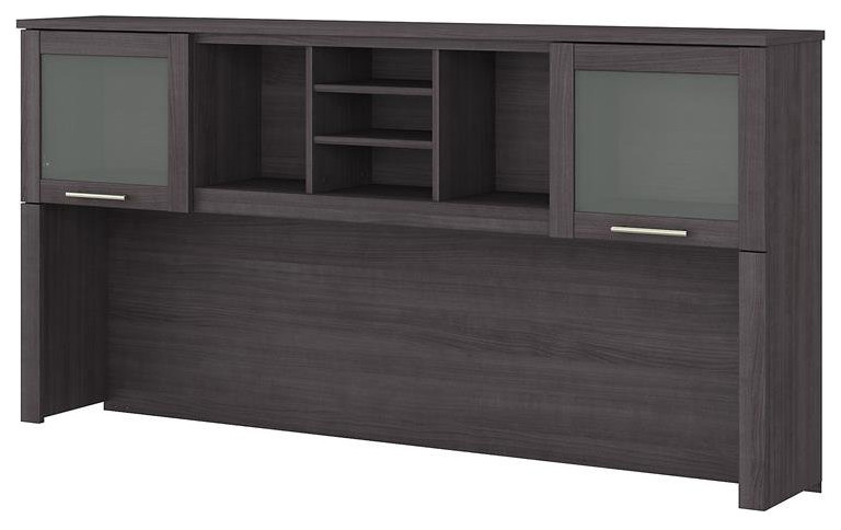 Scranton & Co Furniture Somerset 72W Desk Hutch in Storm Gray