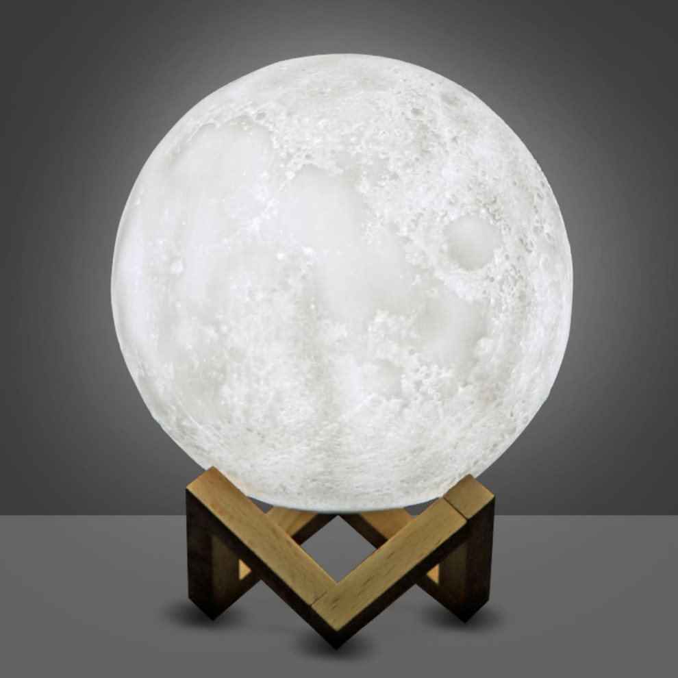 Himalayan Glow LED 3D Star Moon Lamp Light, Remote & Touch Control -  Contemporary - Night-lights - by Himalayan Glow | Houzz