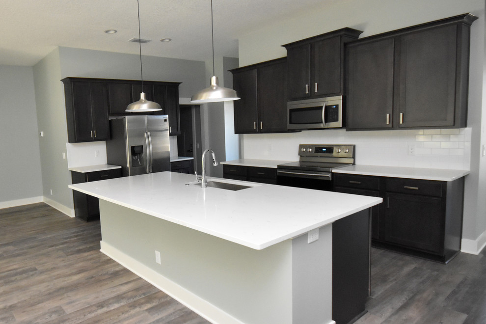 Subway Tile Backsplash Transitional Kitchen Jacksonville by Pro