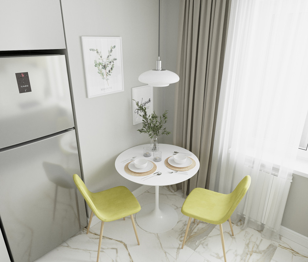 Кухня 8м2 + прихожая 10м2