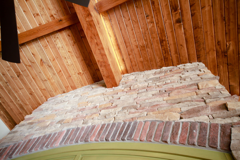 Timber Frame House Addition on Ridge Road