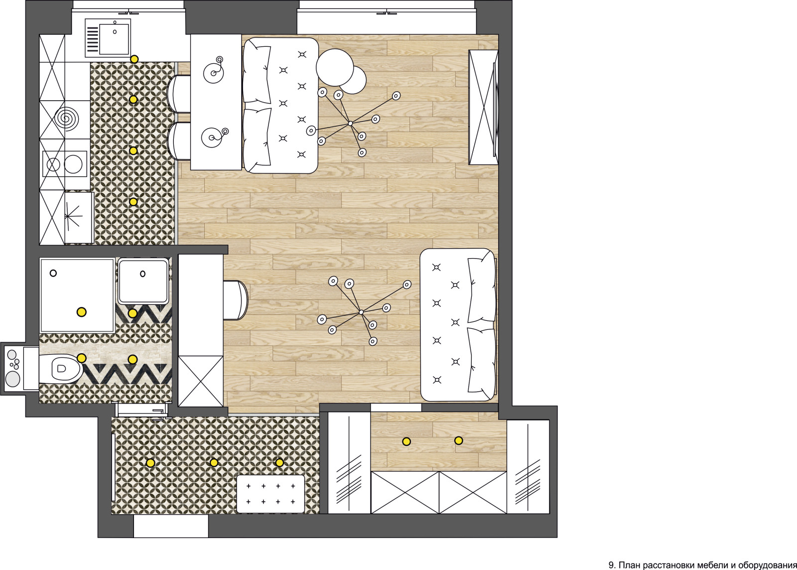 Студия для студентки проект
