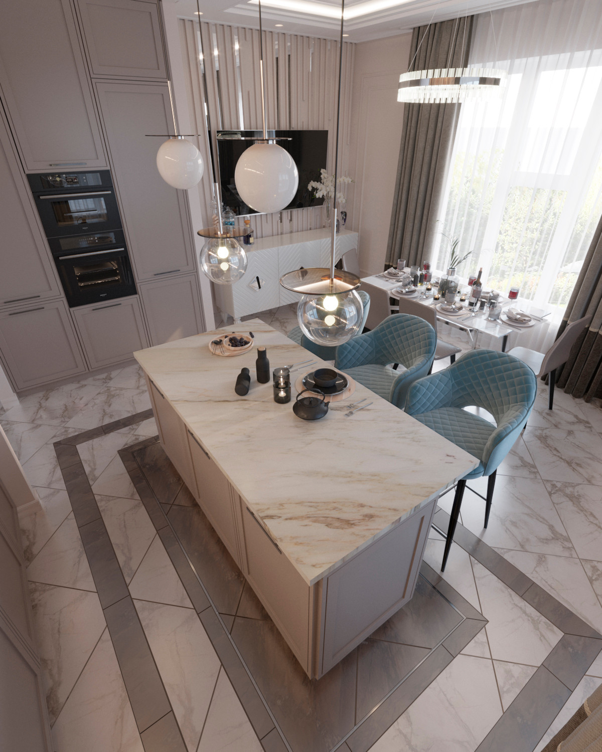 Коттедж в стиле современной классики