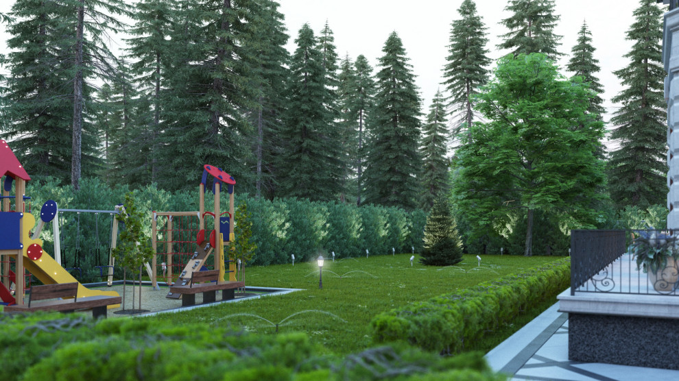 Лесной простор