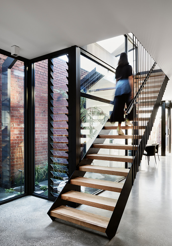 Design ideas for a contemporary staircase in Melbourne.