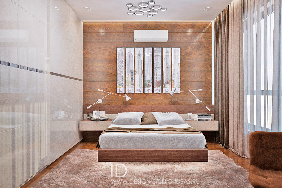 Спальня в стиле лофт