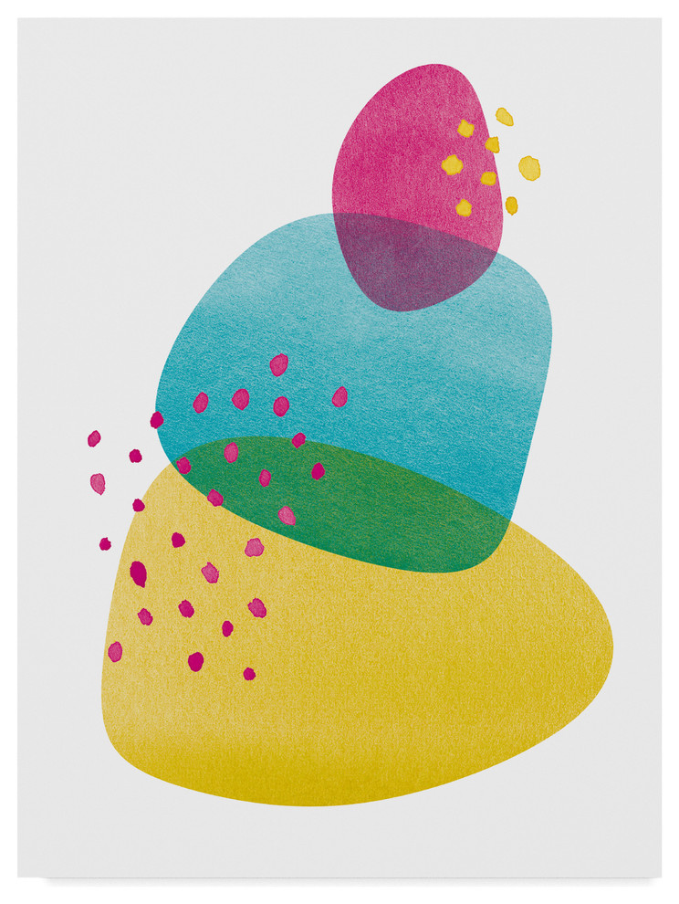 Moira Hershey 'Color Balance I' Canvas Art, 35"x47" Contemporary