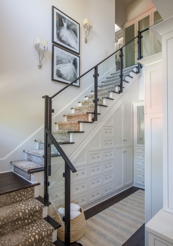 This is an example of an expansive mediterranean staircase in Jacksonville.
