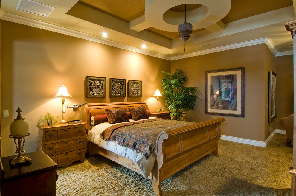 Tuscan Luxury Home In Palm Harbor Fl Mediterranean Bedroom