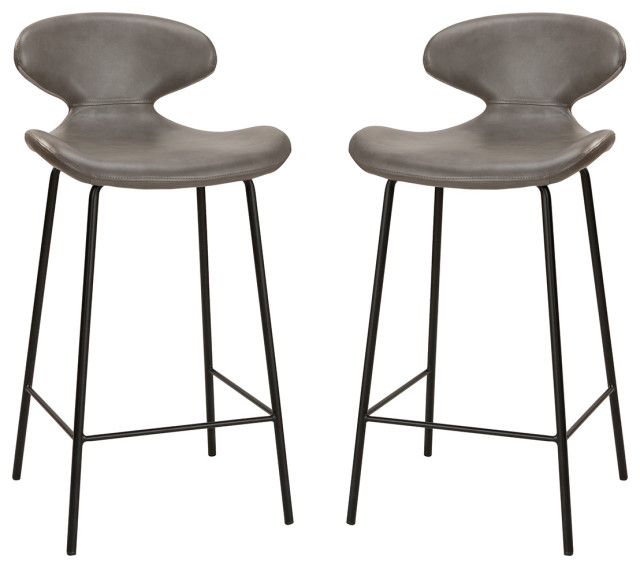 Counter & Bar Stool, Set of 2 Midcentury Bar Stools And Counter