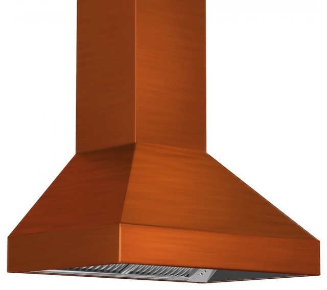 ZLINE 8667C30 Designer Copper Wall Range Hood with Crown Molding, 30
