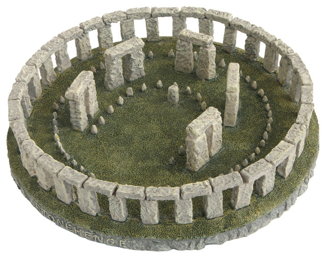 Stonehenge Monument Restored, Replica Statue Traditional Decorative Objects And Figurines