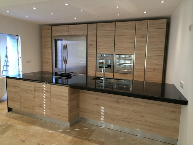 cuisine rose modern-kueche