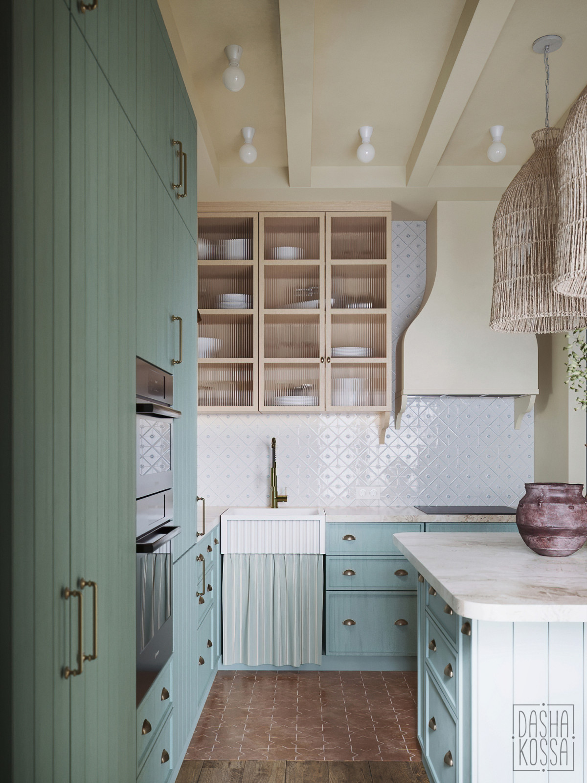 Fairy Countryside. Трехуровневая квартира для сказочной загородной жизни