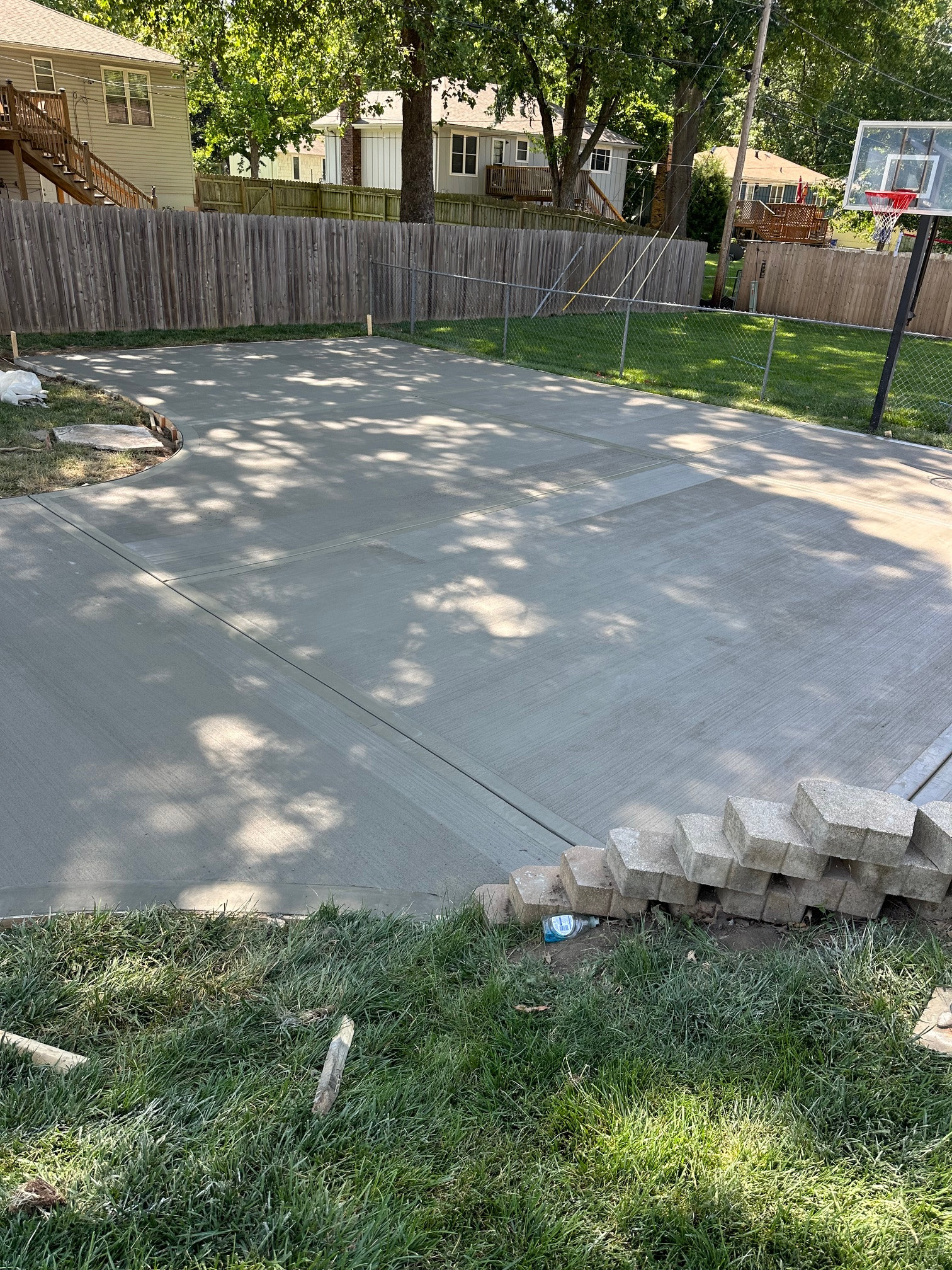 Large Concrete Driveway Project