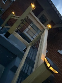 Deck Railing Install