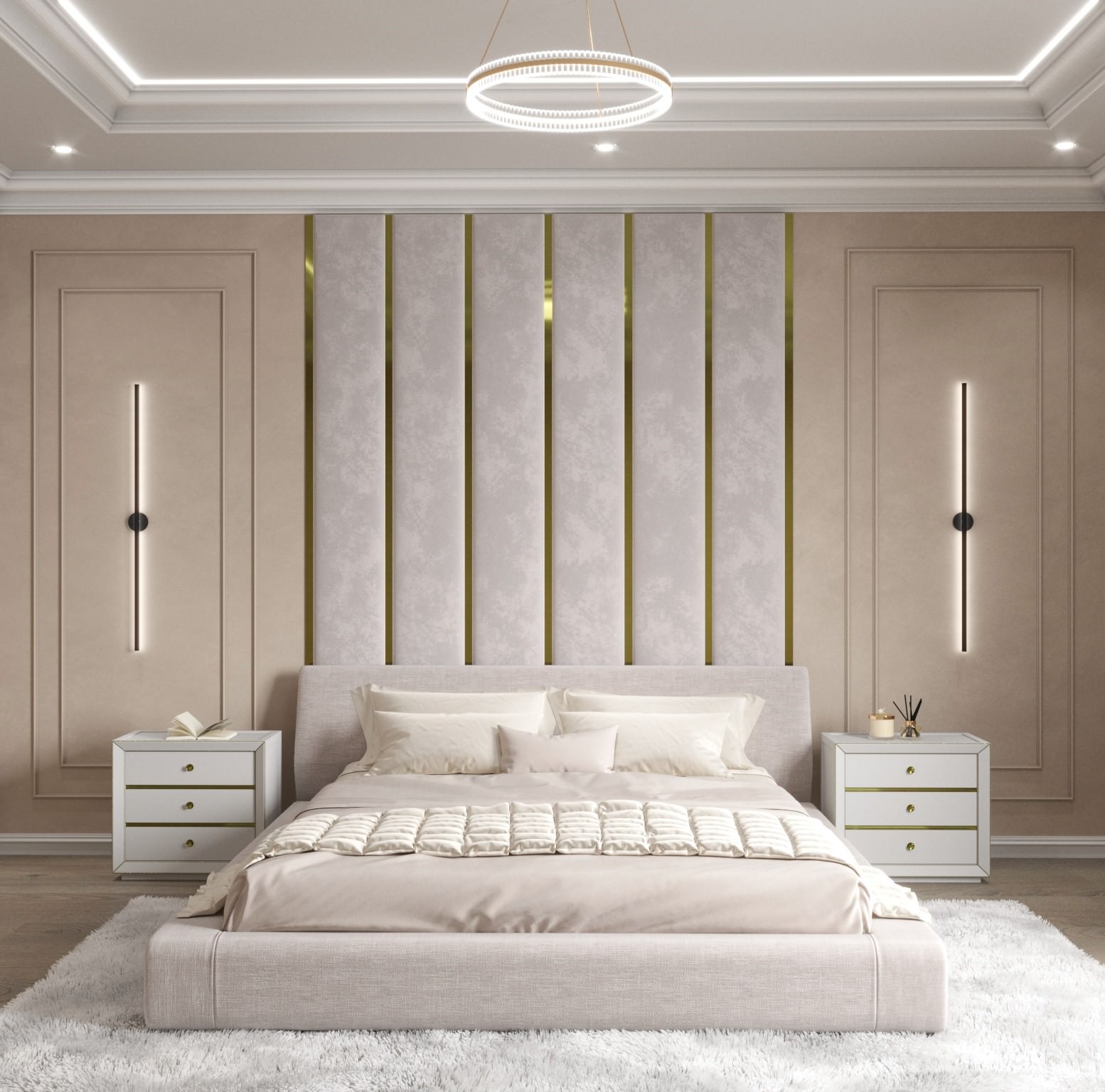 Bedroom in a simple style