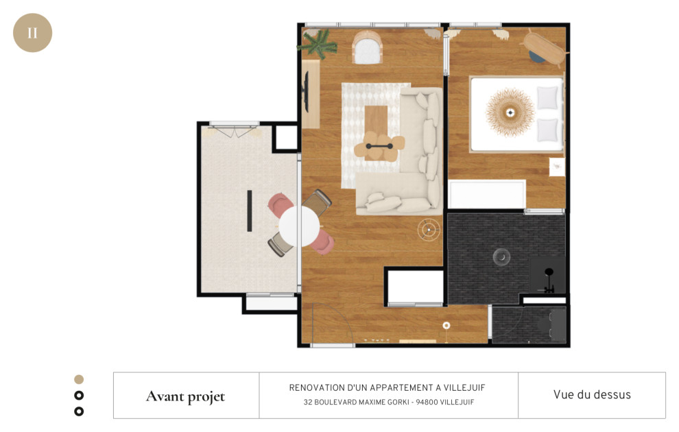 Rénovation d'un appartement à Villejuif / Projet en cours