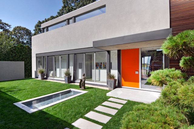 Sag Harbor moderno-fachada