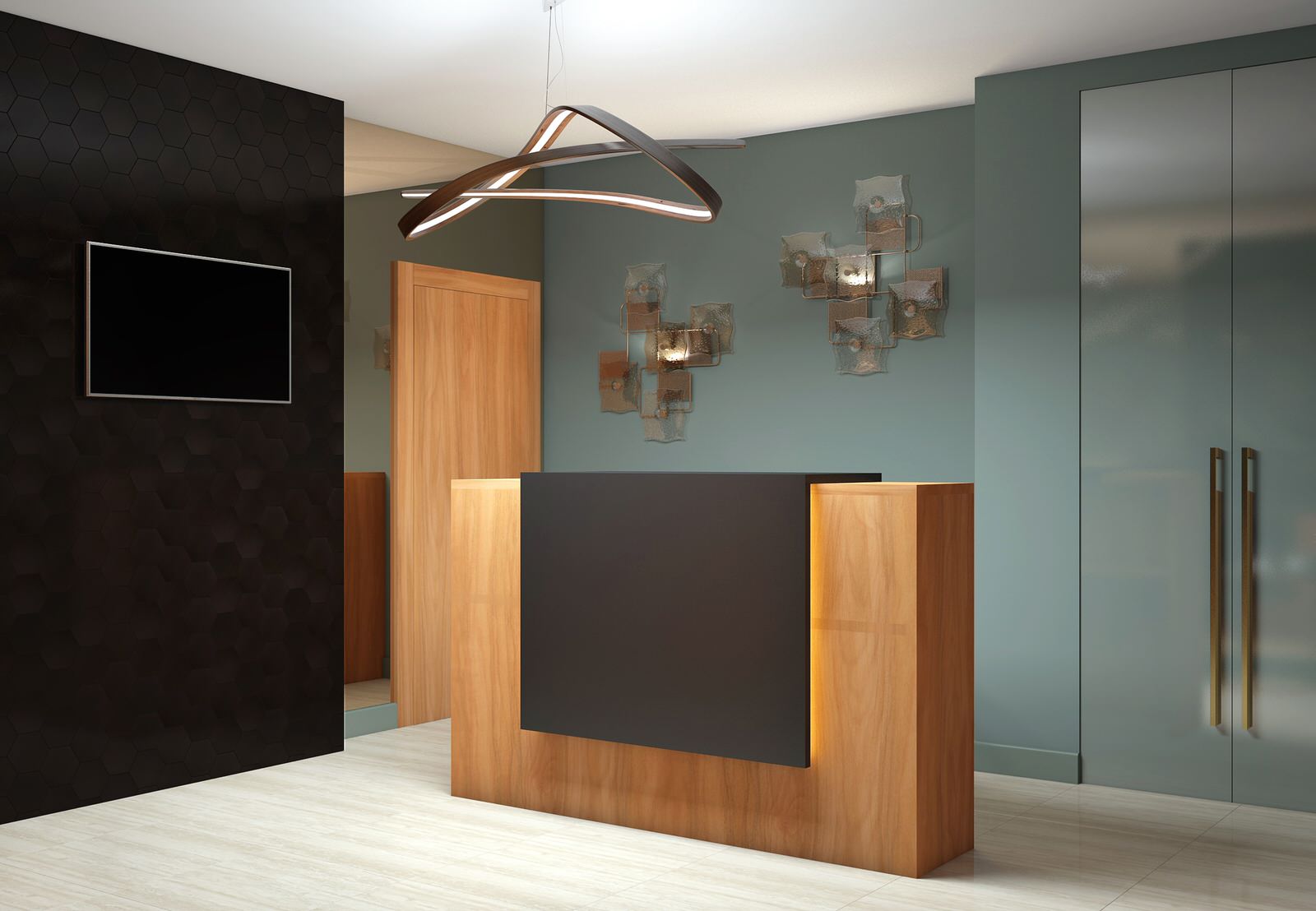 приемная в офисе