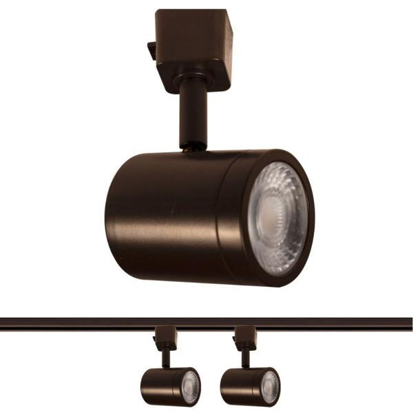 WAC Lighting H80Charge, 5.88" 11W LED H Track Head, Pack of 12, Bronze