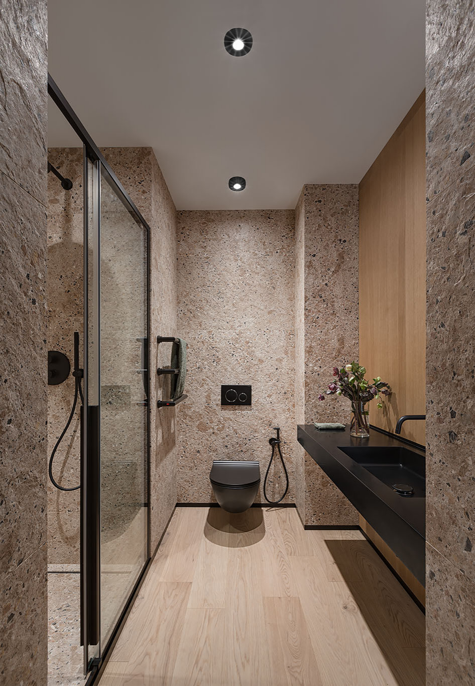 Carro de baño de Bambu Beige Nordico, Baño