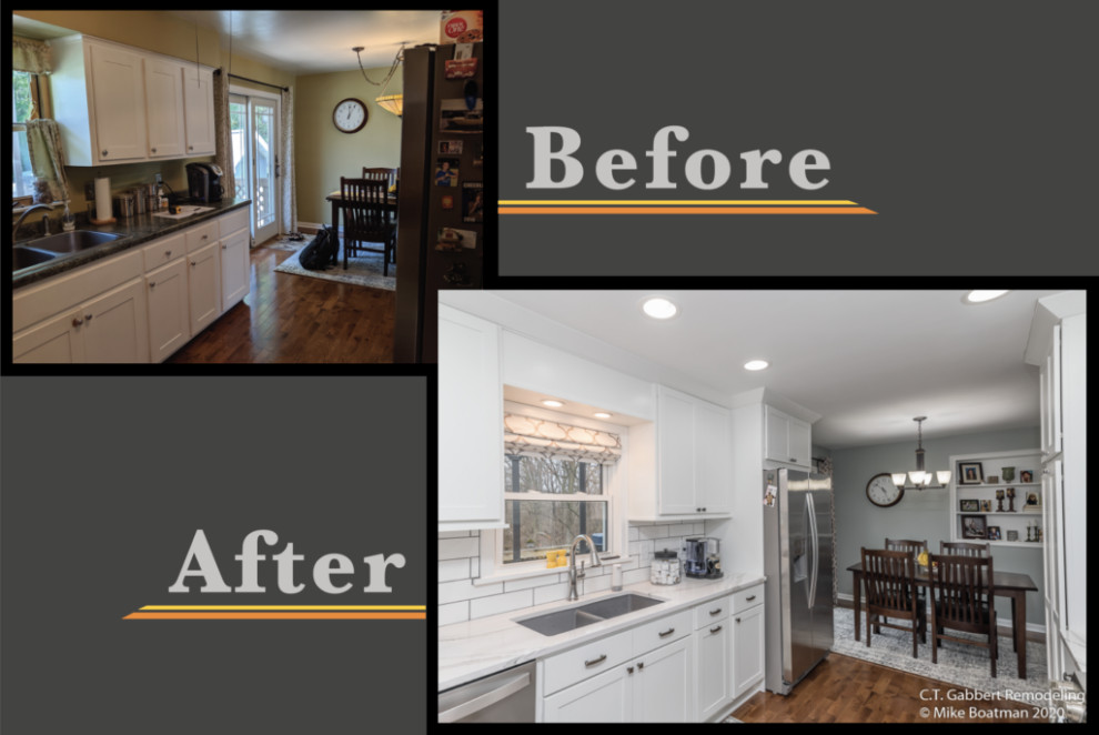 Transitional kitchen photo in Chicago