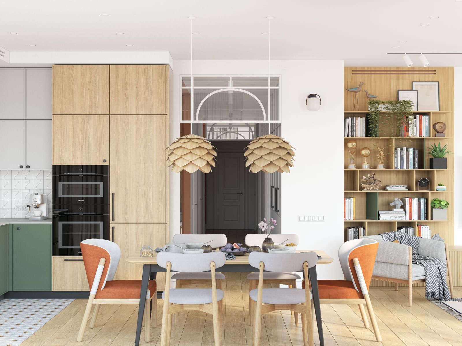 Дизайн интерьера четырехкомнатной квартиры в г. Москва