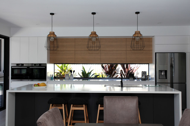 Canal Front beach-style-kitchen